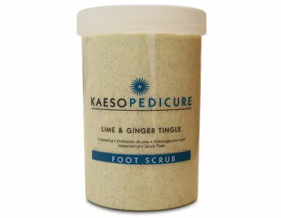 Kaeso Pedicure - Lime & Ginger Tingle Foot Scrub 1200ml • £19.35