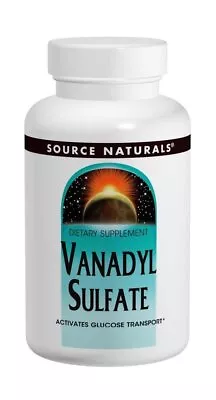Source Naturals Inc. Vanadyl Sulfate 100 Tablet • $14.41