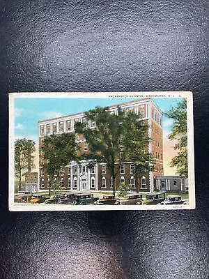 Hackensack NJ - HACKENSACK HOSPITAL - Posted 1930 Postcard • $9.77