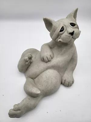 QUARRY CRITTERS Large Catalina Beige 2000 SECOND NATURE DESIGNS 8” Tall CAT • $119.19