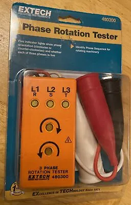 Extech 3 Phase Rotation Tester 480300 • $50