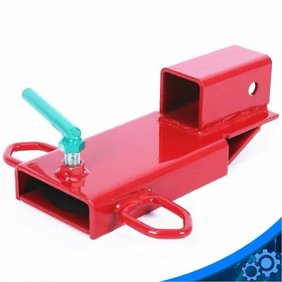 Clamp On Forklift Hitch Receiver Pallet Fork Trailer Towing Adapter 2inch Insert • $32