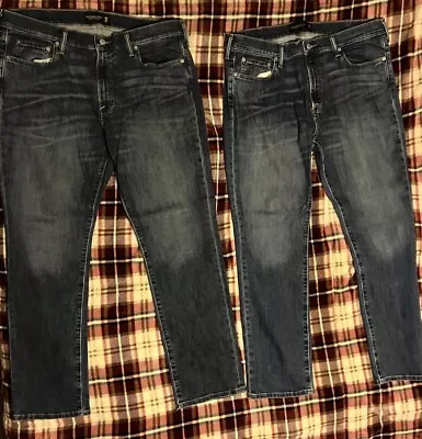 Lot Of 2 Abercrombie & Fitch Jeans Mens 38x32 Straight - New • $75