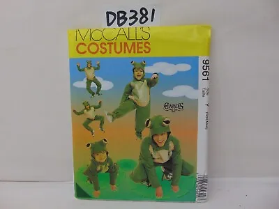 $12.99 • Buy Mccall's Sewing Pattern Uncut Costumes 9561 Charades Frog Size Adult Small Med