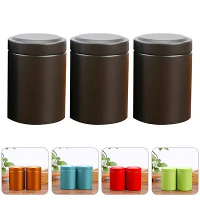  Coffee Canister Airtight Metal Cookie Tins Tea Caddy Tinplate • £7.99