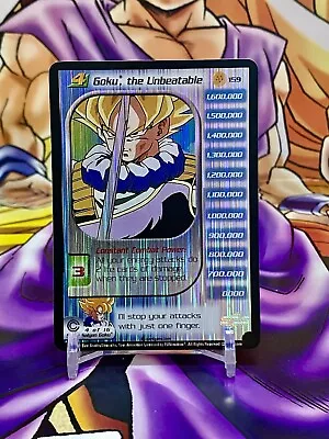 Goku The Unbeatable 2001 Score Trunks Saga Foil #159 Ultra Rare Dragon Ball Z Ur • $405