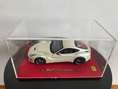 BBR 1/18 Ferrari F12 Berlinetta Special Metallic Fujiwhite Limited From Japan • $406.39