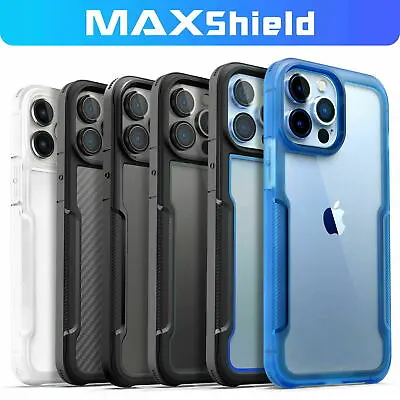 $11.69 • Buy For IPhone 14 13 12 11 Pro XS Max 8 SE Shockproof Rugged Hybrid Clear Case Cover
