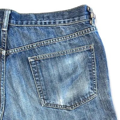Calvin Klein CK39 Jeans Mens Size 34 Straight Leg Bootcut Distressed Made In USA • $18.99