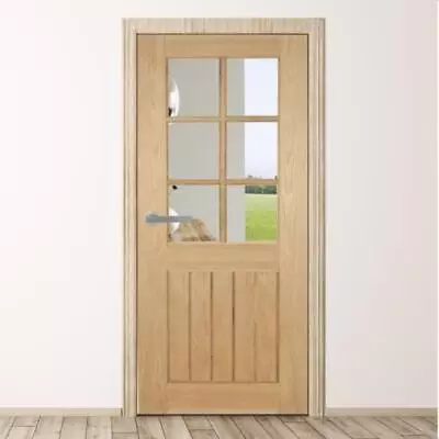 Sale Internal Oak Door Mexicana 6 Light Cottage In Finished Oak Clearance Door • £179.99