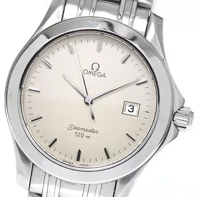 OMEGA Seamaster120 2511.33 Date Silver Dial Quartz Men's Watch_765430 • $1152.34