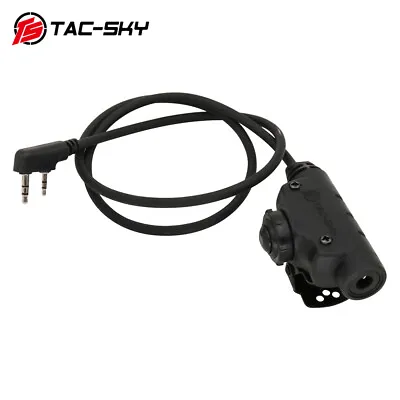 TS TAC-SKY U94 V2 PTT Walkie Talkie Adapter For Tactical Noise Canceling Headset • $49.49