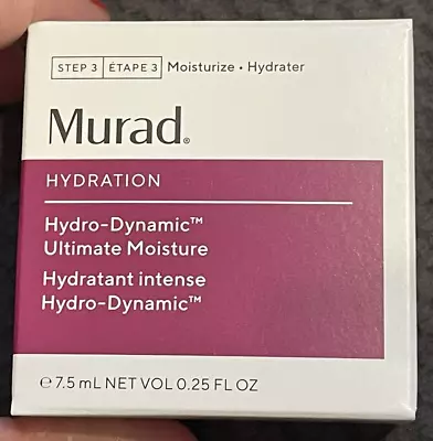 Murad Age Reform Hydro-Dynamic Ultimate Moisture .25 Oz Travel Size BNIB • $3.99