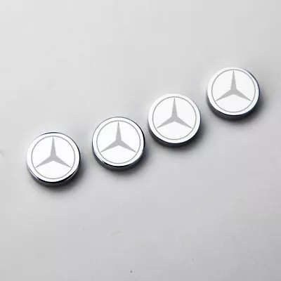 Laser Etched 4 Mercedes Benz License Plate Frame Bolt Fastener No Rust Screw Cap • $13.99