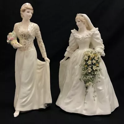 Coalport Diana Figurine Set Jewel In The Crown Princess Wales LE X2 RMF02-SJT • £36