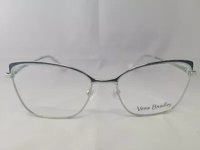 Vera Bradley Eyeglasses Marts Silver Rimless Frames 52-16-135 • $42.49