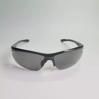 Puma Polorized Sunglasses Wrap Around Half Frame Black C7 • $34