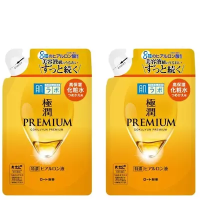 Hada Labo Hyaluronic Acid Gokujyun Premium Lotion Refill 5.74Floz(170Ml) Set Of  • $49.96