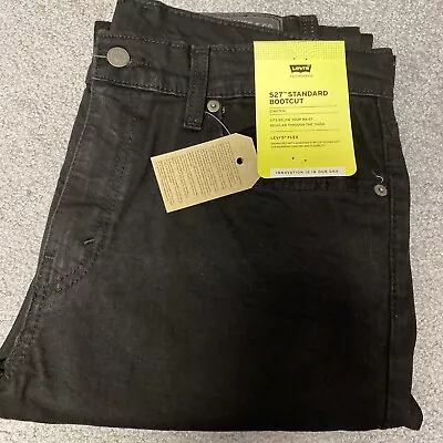 Levi's Flex Men's 527 Standard Boot Cut Stretch Jeans - Black - 32 X 32 • $39