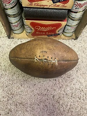 Old Vintage Leather Football  Great Patina Vintage Ball • $70
