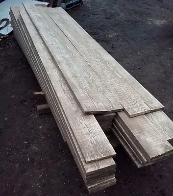 £27 • Buy Sanded Reclaimed 6  Wide Pine Wooden Flooring Rustic Floor Boards Solid Wood 