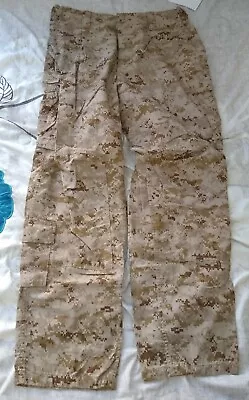 USMC DESERT FROG PANTS MEDIUM REGULAR NEW Marpat • $49.99