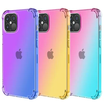 $2.87 • Buy Case For IPhone 13 12 11 Pro Max 7 8 Plus XR XS Silicone Shockproof Hybrid Cover