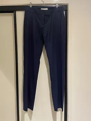 Rhodes And Beckett Size 8 100% Wool Navy Work Trousers  • $20