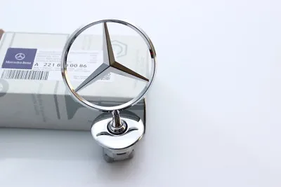 Genuine Hood Star Emblem For Mercedes Benz W204 W211 W212 W221 A2218800086 • $51.86