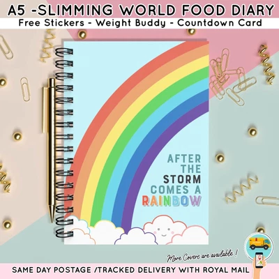 £6.15 • Buy A5 Food Diary Slimming World Weight Loss Diet Planner Log Journal Tracker Colour