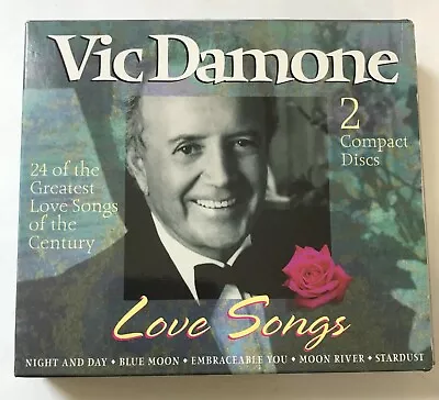 Vic Damone Love Songs (CD 2 Discs) 24 Greatest Love Songs Of The Century • $9.99