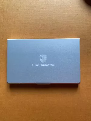 £45 • Buy Porsche Pocket Metal Simplistic Slim Business Card Holder Case ID Credit Wallet