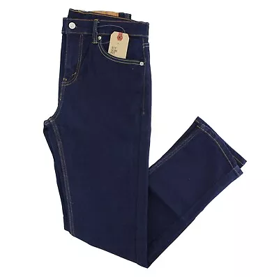 Levi's Men's 511 Blue Jeans Slim Fit Low Rise Stretch Denim Tapered Pants • $29.99