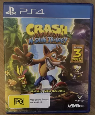 Crash Bandicoot N Sane Insane Trilogy PS4 • $30