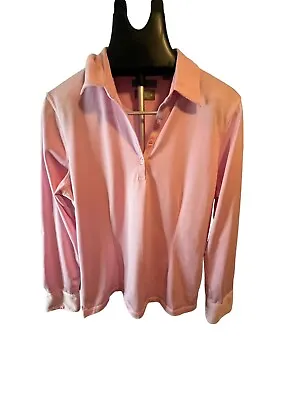 £26.44 • Buy Gregg Norman Play Dry Activewear Long Sleeved Pink UV Protection Top W SZ Large