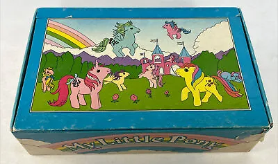 MLP Pencil Case Merchandise My Little Pony Stationery G1 Vintage Cardboard Earth • $92.36