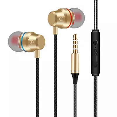 HIFI Bass Stereo Wired Earbuds Headset In-Ear Earphone Headphone MIC 3.5mm • $2.95