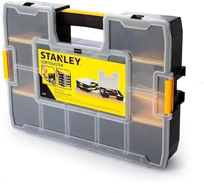 Stanley Sortmaster Pro Tool Organiser Screws Nails Storage Case Box STA194745 • £10.99