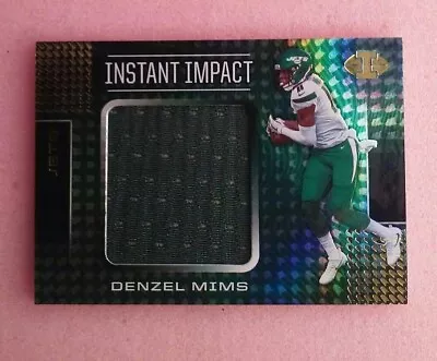 2020 Illusions Instant Impact Football Denzel Mime Rookie Patch Jersey #112 Jets • $7.50