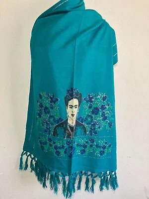 Mexican Shawl Rebozo Scarf Wrap Artist Frida Kahlo Reboso Pashmina • $35