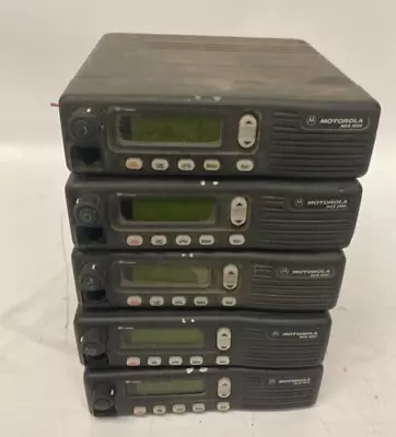 Lot Of 5 Motorola MCS2000 Two-Way Mobile Radios Tested For Power • $99.99