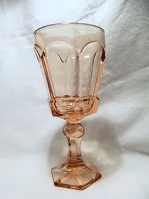 *NEW* Set Of 4 Vintage Fostoria PEACH Wine Glass VIRGINIA Pattern • $19.99