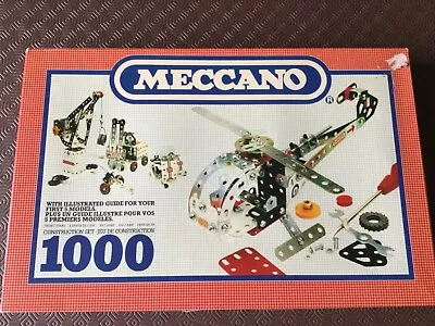 Vintage Meccano 1000 Construction Set (1981) • £14.99