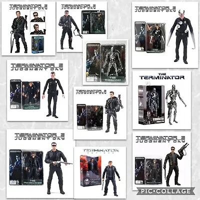 Terminator: Jugdement Day T-800 T-1000 Classic Collectible Statue Action Figures • $35.96