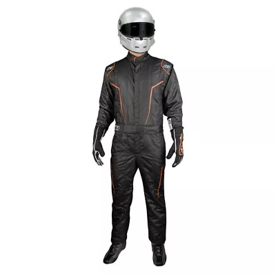 K1 - GT-2 SFI Race Suit 2 Layer - Black/Flo Orange • $669.99