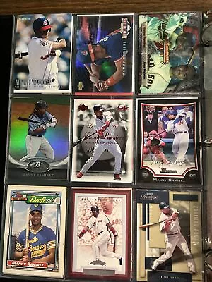 9 Card Lot Manny Ramirez Indians Red Sox Dodgers Rays  Combined Shipping AL24 • $2.99