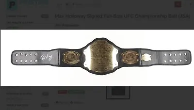 Max Holloway Signed Full-Size UFC Championship Belt (JSA) • $329