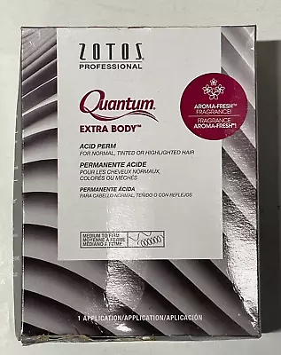 Zotos Quantum Extra Body Acid Permanent Unisex Treatment - PACK OF 12 - DISCOUNT • $44.95