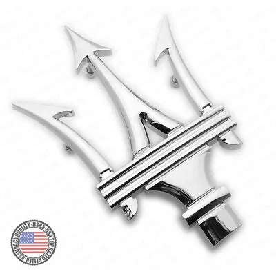 Maserati Ghibli Quattroporte Levante Front Grille Logo Emblem Badge Chrome Sport • $71.99
