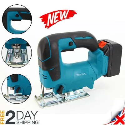 Cordless Portable 18V LXT Jigsaw Body Only + 5 Saw Blades UK For Makita DIY TOOL • £56.10